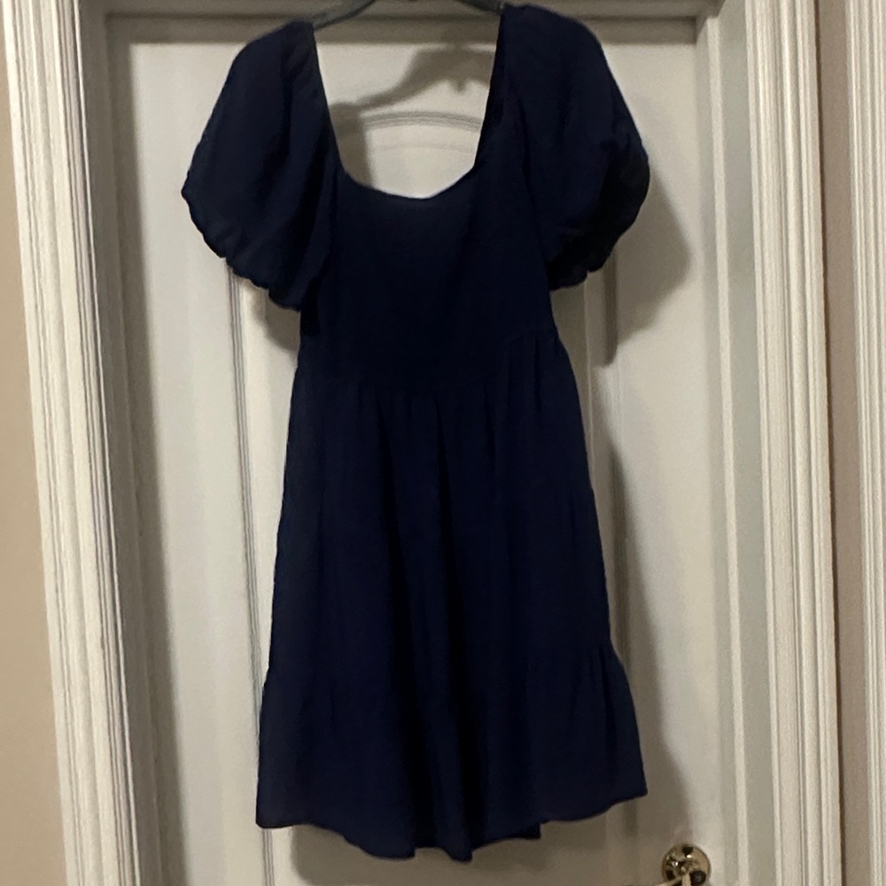 Zesica Navy Blue Dress